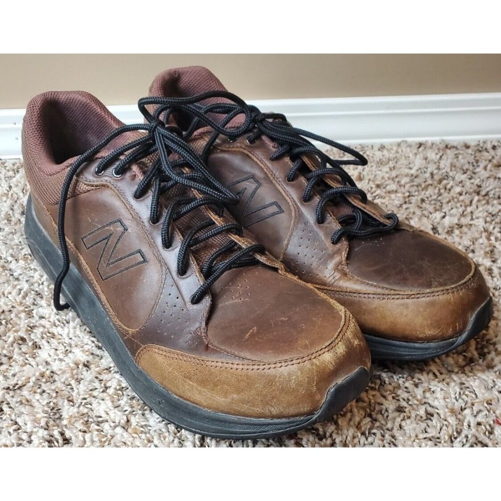 Men's New Balance Brown Walking Strike Path Rollbar Graphite Sneakers, Size 13,